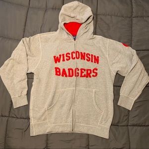 Wisconsin Badgers Zip Up Hoodie